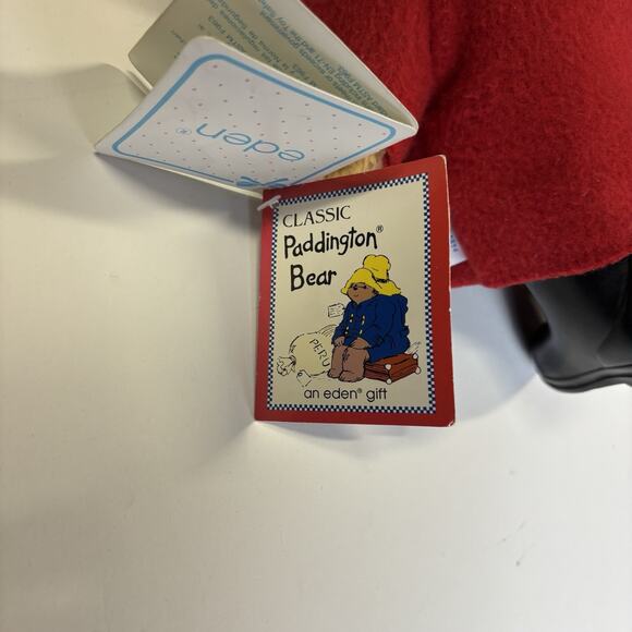 Paddington Bear 14" Plush Doll Eden Vintage. New With Tags. Clean. Looks Great. - Picture 16 of 16
